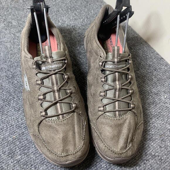 Skechers Memory Foam Women’s Shoes Sn 22774 For Size 10 Gray - Picture 2 of 8